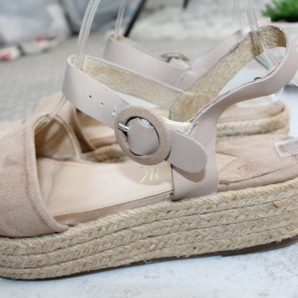 Nordstrom KLIK Suede Espadrille Platform Sandals - Picture 3 of 8
